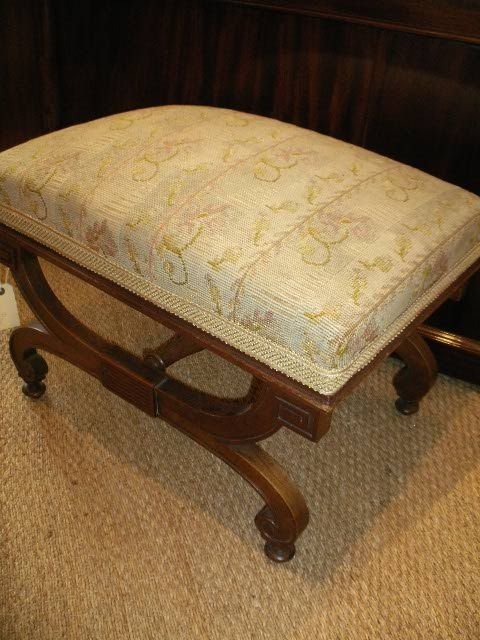 X Framed Footstool
